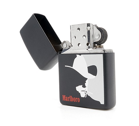 1992 zippo marlboro man black