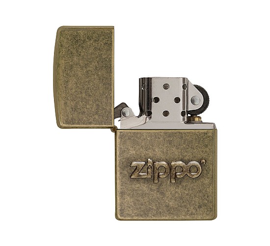 Aansteker zippo antiek goud messing