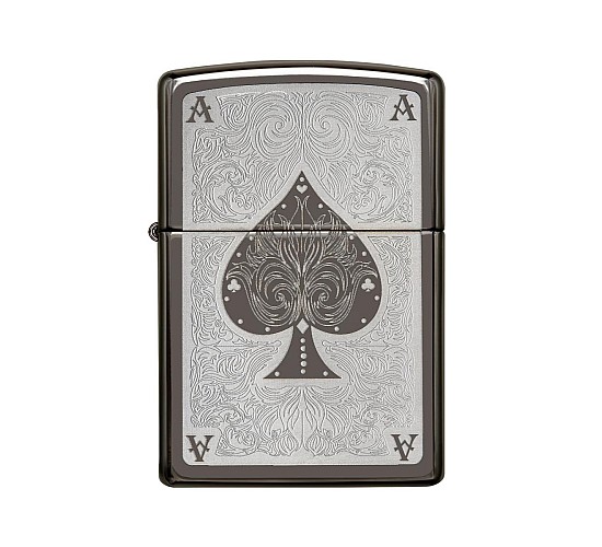 Ace filigree zippo
