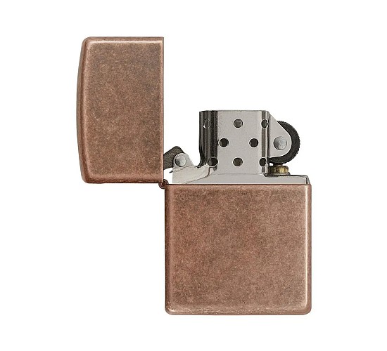 Antique copper zippo