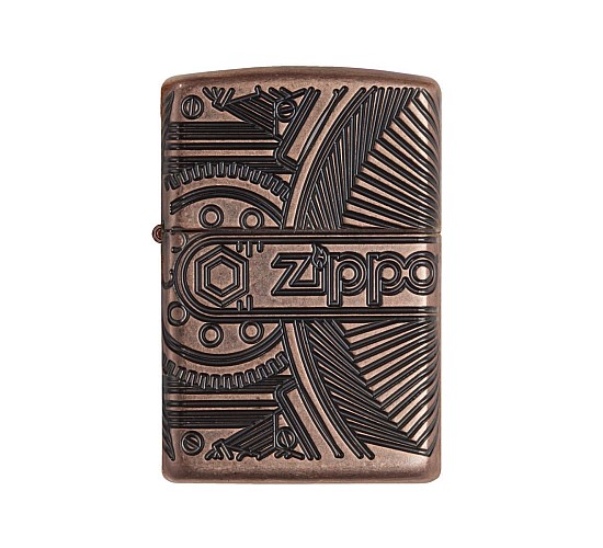 Armor multicut zippo gears antique copper