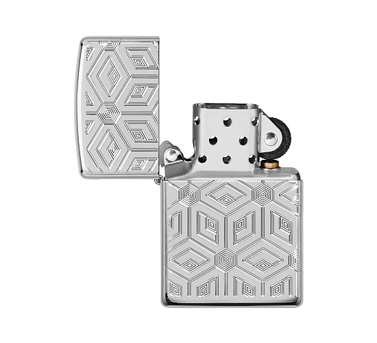 Armor zippo boxes all over design multicut
