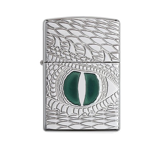 Zippo Armor aansteker draken oog