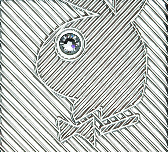 Playboy armor zippo met Swarovski steentje