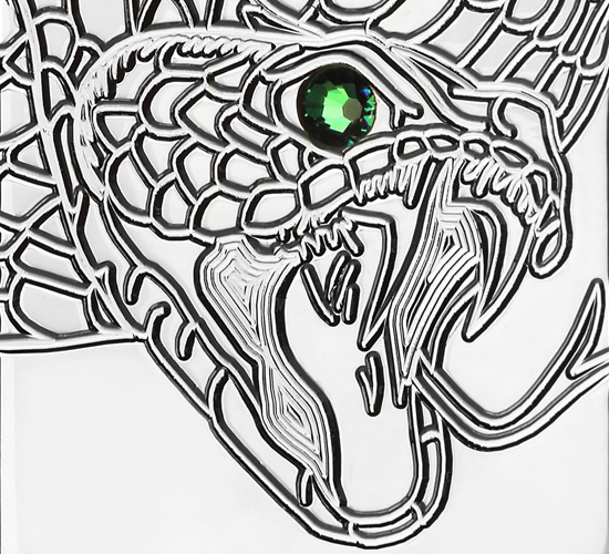 Armor aansteker snake eye met een kristal oog