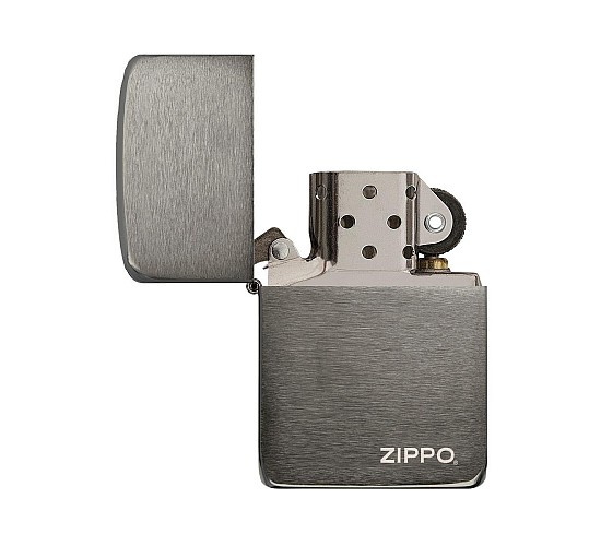 Black iced replica 1941 aansteker met klein zippo logo