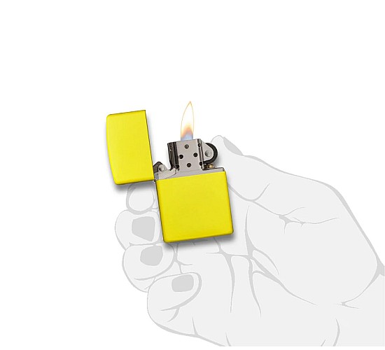 Classic lemon matte zippo