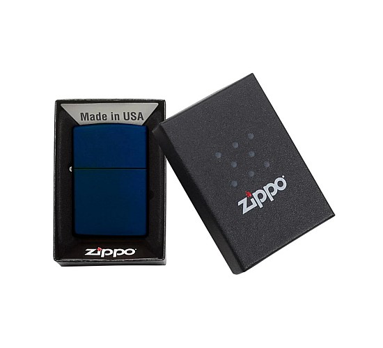 Doosje met de Navy blue matte van Zippo