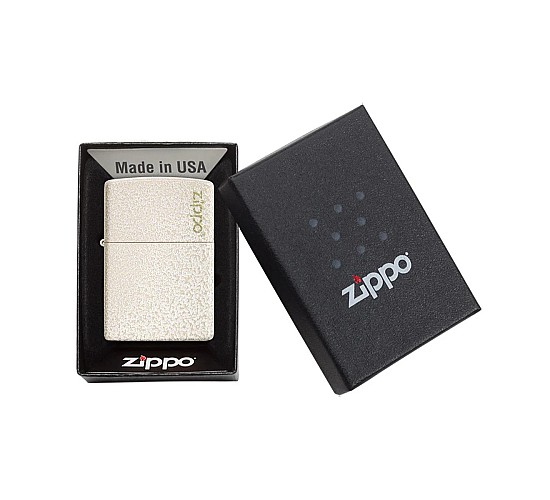 Classic mercury glass with logo zippo