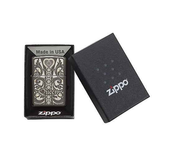 Doosje met de Queen van Zippo