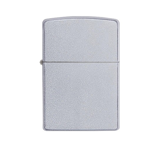 Classic satin chrome zippo