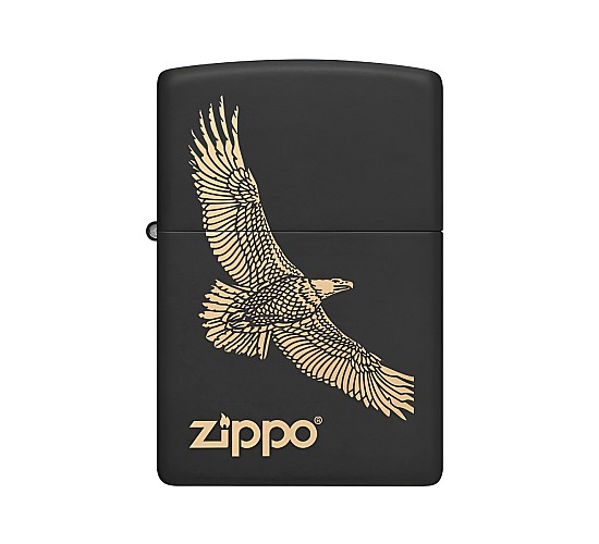 Classic zippo eagle black