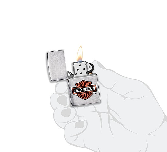 Classic zippo harley davidson chrome