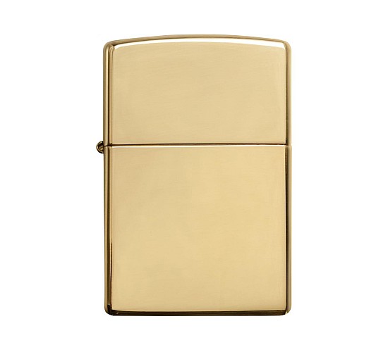 Classic zippo high polished brass
