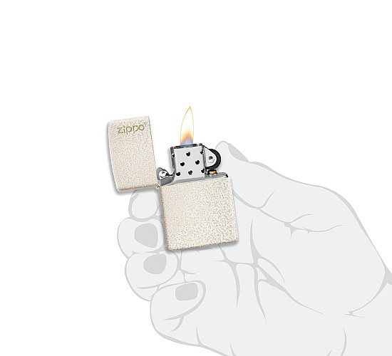 Classic zippo mercury glass with logo