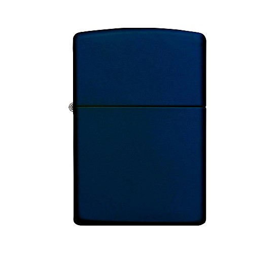 Classic zippo navy blue matte