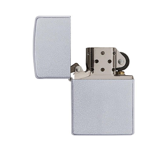 Classic zippo satin chrome