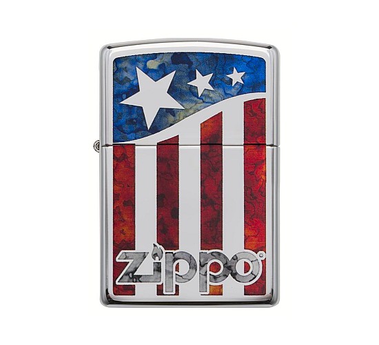 Classic zippo us flag