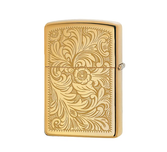 Classic zippo venetian brass