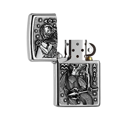 Classic zippo zodiac aquarius