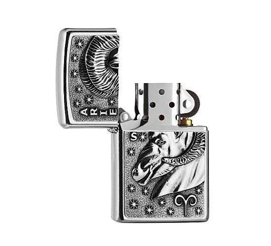 Classic zippo zodiac aries