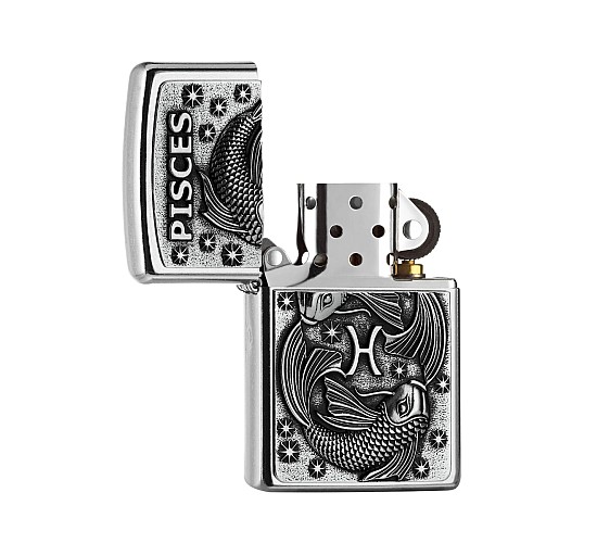 Classic zippo zodiac pisces
