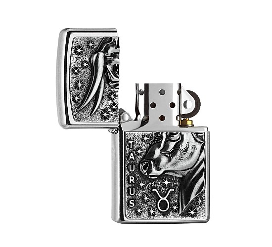 Classic zippo zodiac taurus