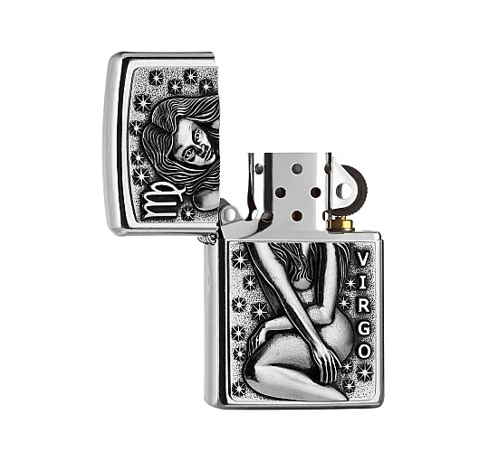 Classic zippo zodiac virgo