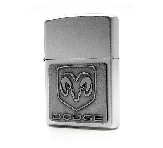 Dodge zippo aansteker ram pewter