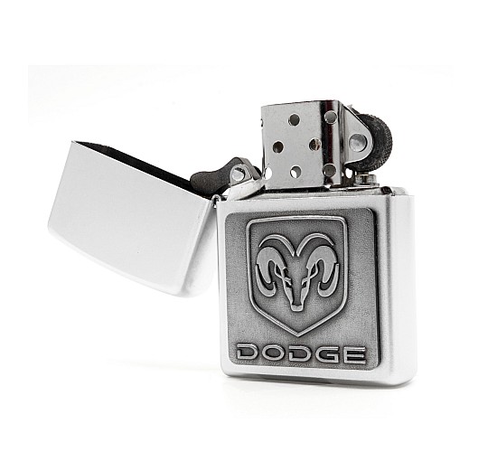 Dodge zippo open inside