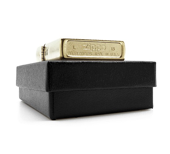 Doosje aansteker zippo brons 2015
