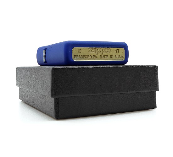 Doosje zippo aansteker blauw