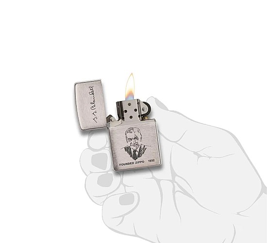 George G. Blaisdell op een Zippo