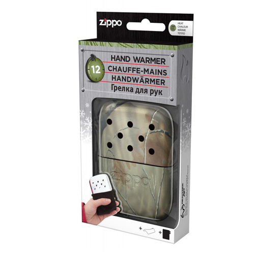 Real tree HD Zippo handwarmer in verpakking