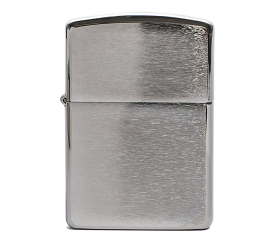 Zippo armor case brushed chrome finish
