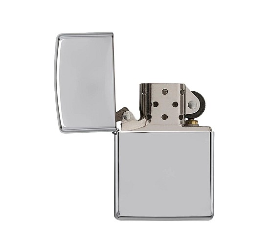 Heavy wall zippo high polish chrome armor