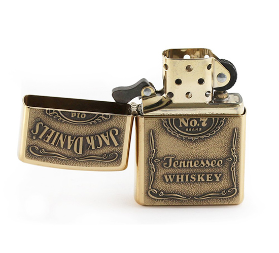 Zippo Jack Daniels Tennessee Whiskey label windproof lighter