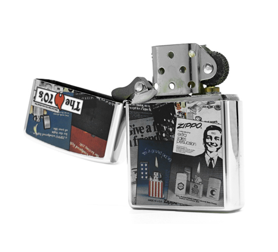 Jaren 70 zippo open