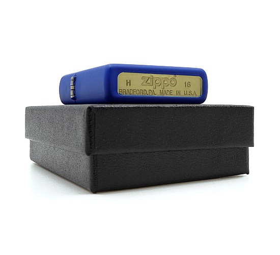 Millennium zippo blauw