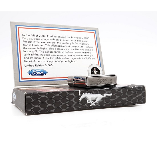 Orgineel doosje ford mustang zippo 2005