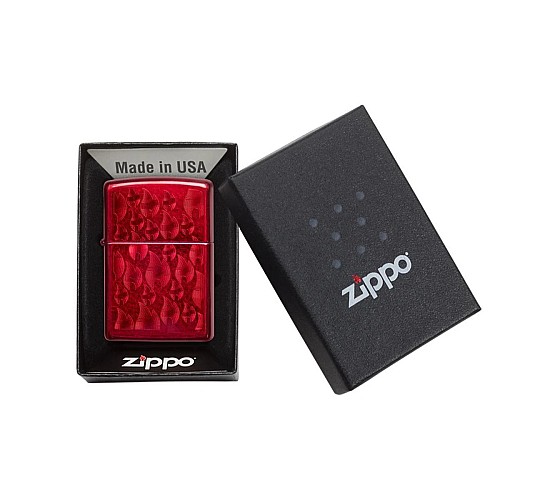 Red iced zippo flame giftbox