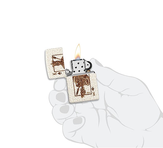 Rick rietveld zippo ace skull design