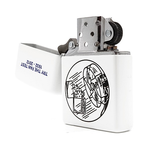 Try the fan test zippo wit