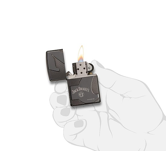 Zippo  aansteker jack daniels 2015 black ice