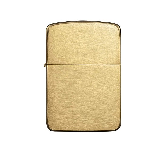 Replica zippo 1942 geborsteld messing finish