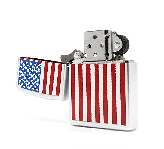 Zippo 2003 amerikaanse vlag print