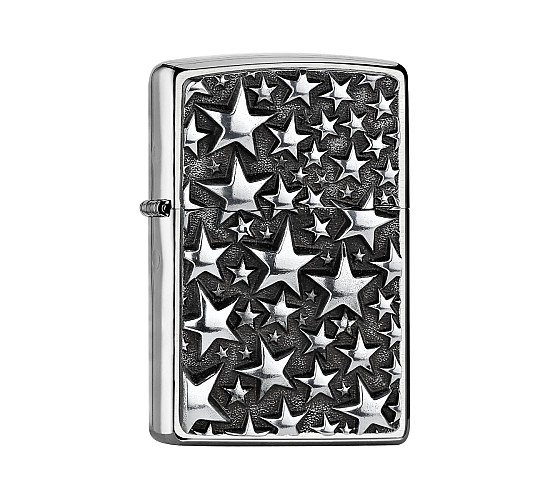 Zippo 3d stars emblem