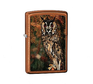 Zippo aansteker Owl roosting