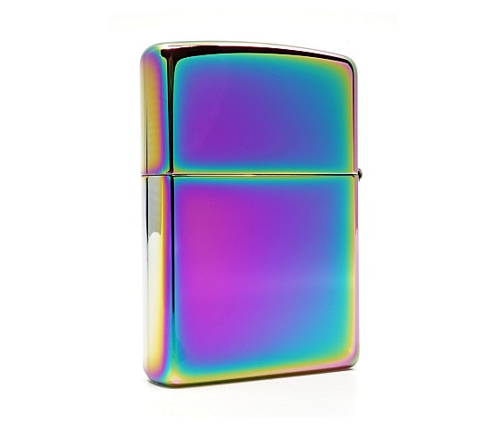 Zippo aansteker spectrum achterkant
