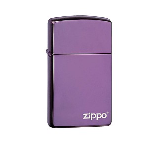 Zippo Abyss met logo (slim)